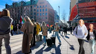 Sweden, Stockholm - Stockholm City Centre | Sveavägen & Drottninggatan | 4K