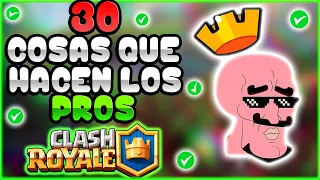 30 COSAS Que HACEN Los PROS - MonteGames