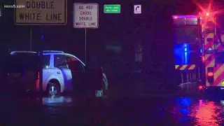 Heavy downpours bring flooding dangers to San Antonio Friday night