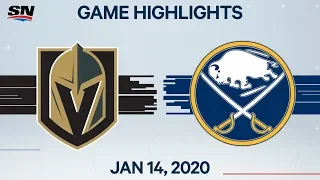 NHL Highlights | Golden Knights vs Sabres – Jan. 14, 2020