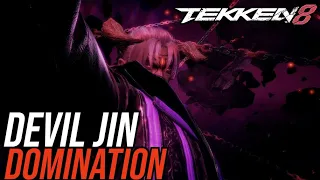 2 hours of Devil Jin destruction - Tekken 8 Devil Jin