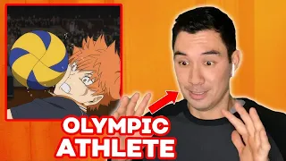 Olympic Volleyball Athlete Reacts to HAIKYU!! (Erik Shoji) | React