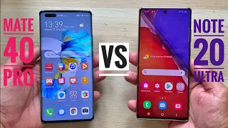 Huawei mate 40 pro Vs Samsung Galaxy note 20 ultra. The Big Fight!