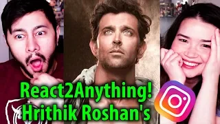 React2Anything: Hrithik Roshan's Instagram!