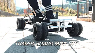 #96 Trampa board mini DIY test ride