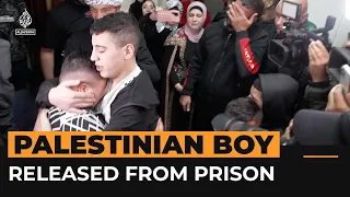 Palestinian boy released from Israeli prison returns home | Al Jazeera Newsfeed