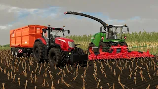 ЗАГОТОВКА СИЛОСА ИЗ КУКУРУЗЫ!FARMING SIMULATOR 22