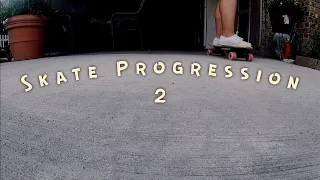 Skate Progression 2 - trying to get a second push off | Cruiser Board