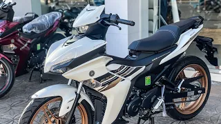 Yamaha Exciter 155 Trắng Mâm Vàng Đồng 2024 | Quang Ya