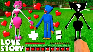 WHAT if You COMBINE Mommy Long Legs and HUGGY WUGGY in Minecraft ! Gamrolay Poppy Playtime meme