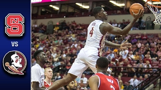 NC State vs. Florida State Men's Basketball Highlights (2016-17)