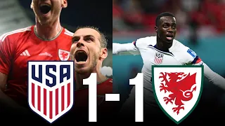 (🇺🇸)USA 1-1 Wales: Pulisic & Weah SHOW UP | Bale Ties The Game (Will The USMNT Get Eliminated?)