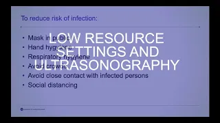 COVID-19: Ultrasonography in a Low-Resource Setting – Working With Less