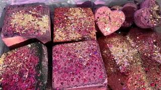 Purple Pinky Red Crush 🧣💟 👛 • Crunchy & Soft Reformed Gym Chalk • Satisfying Gymchalk • ASMR