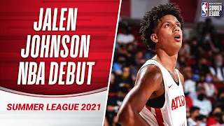 EVERY Jalen Johnson HIGHLIGHT (20 PTS) in ELECTRIC NBA Hawks Debut 💪