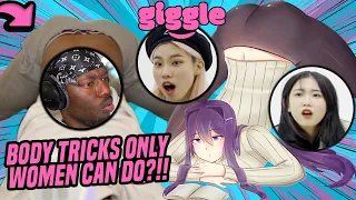 thatssokelvii Reacts to Body Tricks ONLY WOMEN Can Do!! @giggle77  **CHALLENGE ACCEPTED!!**