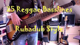 25 Reggae Basslines: Rubadub Style (part 1)