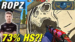ropz fast 30 frags in 20 rounds 73% HS! 🥵 CSGO ropz POV