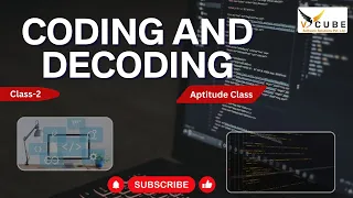 Coding and Decoding Aptitude class 2  | V Cube Software Solutions  | Best Training Institute in HYD