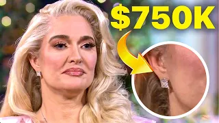 Erika Girardi made the diamond earrings dissapear