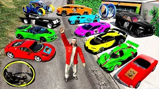 ich KLAUE ALLE YOUTUBER AUTOS in GTA 5!