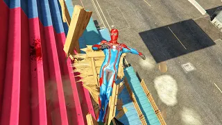 GTA 5 Epic Ragdolls And Fails #60 (  Spider-Man: Velocity / Epic Tables Fails )