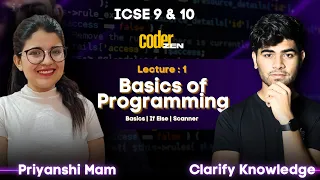 Basics of Programming | Programming From Starting | Input , Scanner and If Else | ICSE 9 | ICSE 10