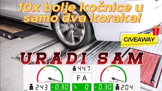 Kako brutalno poboljsati kocnice na autu u dva koraka. URADI SAM🔧🚦