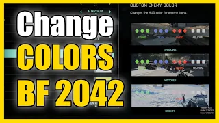 How to Change ENEMY & TEAM COLORS with HUD Settings in BATTLEFIELD 2042