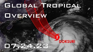 Typhoon Doksuri Intensifying, Could Become a Super Typhoon on Approach to the Philippines and Taiwan
