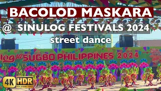 Cebu City - Sinulog Festival 2024 - Bacolod Maskara Street Dance Performances | 4K HDR | Philippines