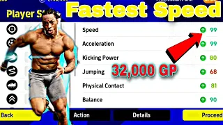 99 SPEED! 99 ACCELERATION! CHEAPEST "RWF" WINGER EVER (32,000 GP) - eFootball 2023 Mobile