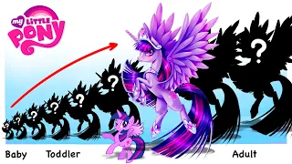 My Little Pony Growing Up EVOLUTION | Cartoon Wow