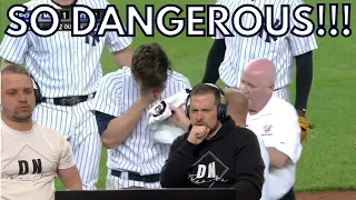 British Guys Watch Worst Baseball / MLB Headshots (REACTION)