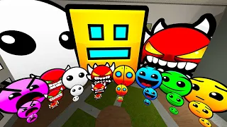 Lobotomy Dash Nextbots And NEW Angry Munci Family Nextbots on the HOTEL Gmod ?!! Sandbox