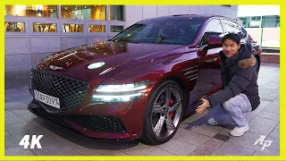 New 2022 Genesis G80 Sport Night Drive – Let’s see how 2022 New car from Genesis shines at night.|4K