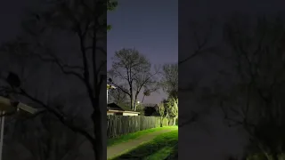 UFO UAP Houston Texas 654PM 2/27/2023 weird digital scan noise at 7 second mark! Volume UP!