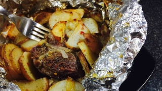 STEAK AND POTATO DINNER FOR ONE