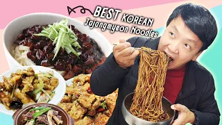 MUST TRY KOREAN Jajangmyeon Noodles & DUMPLINGS! Late Night SHORT RIBS in Seoul