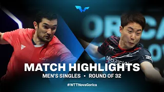 Highlights | Emmanuel Lebesson vs Lim Jonghoon | MS R32 | WTT Contender Nova Gorica 2022