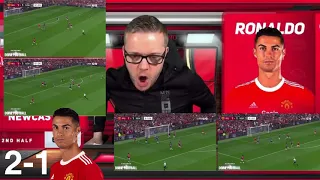 Mark Goldbridge reaction to Ronaldo second goal | Manchester United 2-1 Newcastle