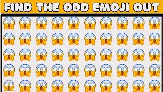 FIND THE ODD EMOJI OUT | Odd One Out Puzzle |Emoji Game |@QuizdomDynasty502