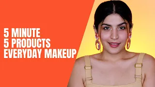 5 Products, 5 Minutes Easy Everyday Summer Makeup Look | Shreya Jain