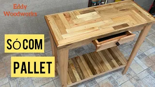 52 - Mesa feita com madeira de pallet