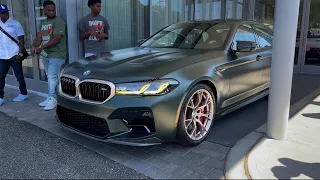 TAKING MY G82 M4 TO CARS AND COFFEE! | OVER 100 BMWS!!