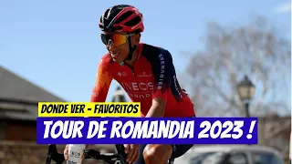 Donde Ver a EGAN BERNAL en TOUR DE ROMANDIA 2023...