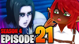 OH MY GOD ANOTHER TWIST?! | Attack on Titan Episode 21 Reaction (S4)