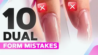 10 Dual Form Mistakes | Polygel Nail Extension