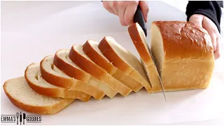 5 Ingredient NO KNEAD Homemade Sandwich Bread | SOFT for Days!