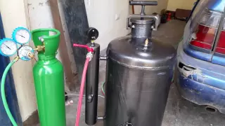 Equipo de soldadura autógena: Gasógeno=Carburo + Oxigeno.